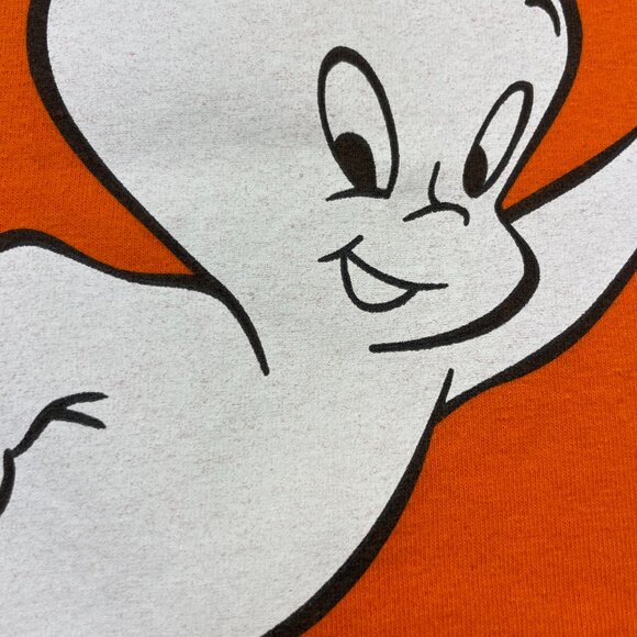 Vintage 2006 Casper The Friendly Ghost T-Shirt Men Extra Large XL Orange Y2K Tee - Picture 5 of 11